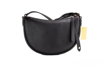 [二手商品] Michael Kors | Michael Kors Dover Small  Pebbled Leather Half Moon Crossbody Purse Women's Bag商品图片,5.6折