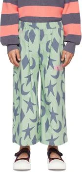 Jellymallow | 绿色 Magique 儿童长裤,商家SSENSE CN,价格¥504