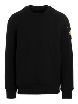 Moose Knuckles | Moose Knuckles Side Logo-Plaque Crewneck Sweater商品图片,7.2折