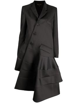 product asymmetric draped coat - women image