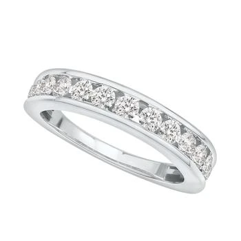 Macy's | Certified Diamond Channel Band (2 ct. t.w.) in 14K White Gold,商家Macy's,价格¥62883