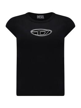 推荐Diesel Logo Detailed Crewneck T-Shirt商品