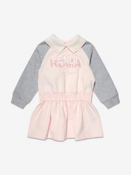 Fendi | Fendi Baby Girls Sweater Dress in Pink,商家Childsplay Clothing,价格¥2951