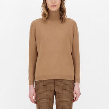 max mara weekend好用吗, Weekend Max Mara | WEEKEND JUST女士驼色真丝毛线毛衣【香港仓极速发货】商品图片 7.6折×额外5.5折, 额外五五折