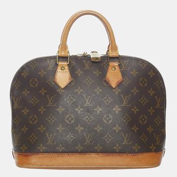 lv洗漱包, [二手商品] Louis Vuitton | Louis Vuitton Brown Monogram Alma PM商品图片 4折