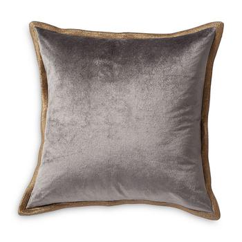 商品Velvet Metallic Embroidered Decorative Pillow, 18" x 18"图片