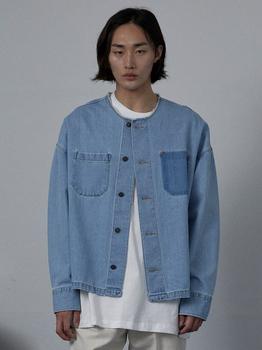 商品OTHERFITS | Cutting Denim Jacket Light Blue,商家W Concept,价格¥659图片