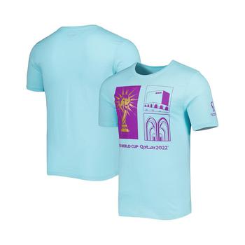 推荐Men's Light Blue FIFA World Cup Qatar 2022 Around The World T-shirt商品