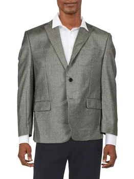 推荐Mens Wool Classic Fit Two-Button Blazer商品