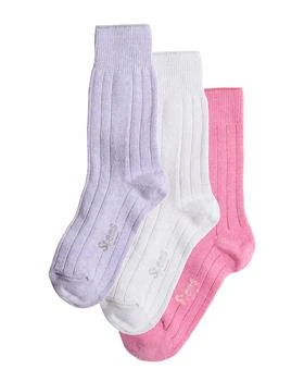 STEMS | Stems Box of 3 Lux Cashmere & Wool-Blend Sock,商家Premium Outlets,价格¥474