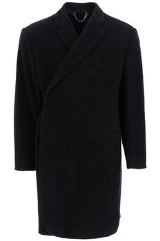 Martine Rose | Martine Rose Pilled Wool-blend Wrap Coat商品图片,8折