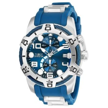 推荐Invicta 24216 Men's Bolt Chronograph Blue Dial Steel & Blue Silicone Strap Watch商品