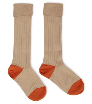 商品Caramel | Baby Child Rib cotton-blend socks,商家MyTheresa,价格¥157图片