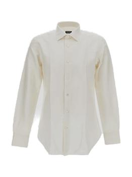 Zegna | Ermenegildo Zegna Collared Button-Up Shirt商品图片,4.1折