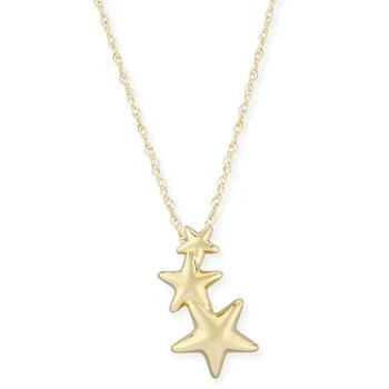 Macy's | Triple Star Crawler Necklace Set in 14k Gold,商家Macy's,价格¥5205