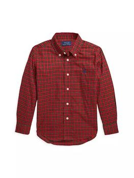 Ralph Lauren | Little Boy's & Boy's Plaid Long-Sleeve Button-Down Shirt 7.5折