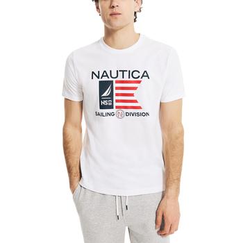 Nautica | Men's Sustainably Crafted Sailing Division Graphic T-Shirt商品图片,7.8折×额外8折, 额外八折