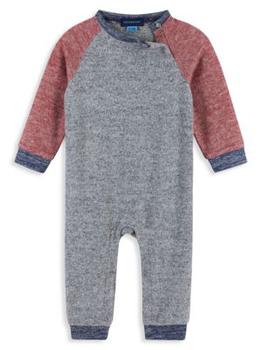 Andy & Evan | Baby Boy's Hacci Colorblocked Coverall商品图片,