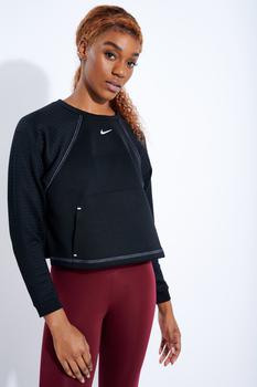 nike court瑜伽, NIKE | Pro Luxe Crew - Black/Metallic Silver商品图片 5.9折