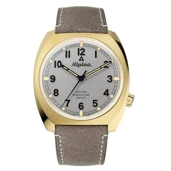 Alpina | Startimer Pilot Heritage Automatic Grey Dial Men's Watch AL-709ACH4SH5 7折, 满$75减$5, 满减