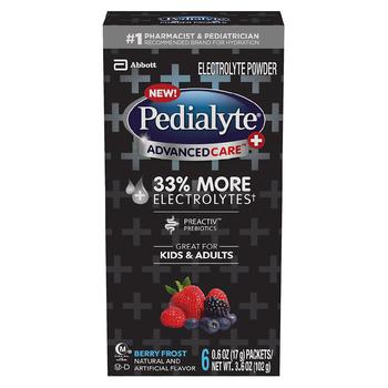 商品Pedialyte | AdvancedCare Plus Electrolyte Powder Berry Frost,商家Walgreens,价格¥100图片