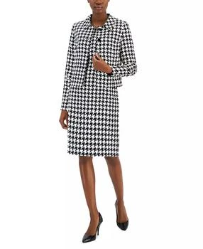 Nipon Boutique | Women's Houndstooth Jacket & Dress Set,商家Macy's,价格¥806