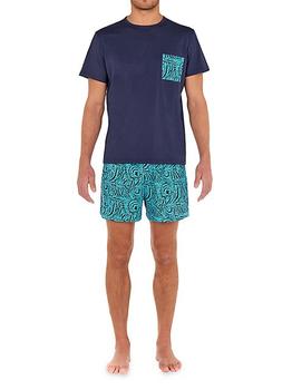 HOM | Heliopolis Pajama Shorts商品图片,6.9折
