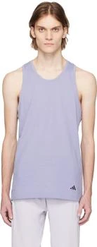 Adidas | Blue Yoga Training Tank Top,商家Ssense US,价格¥245