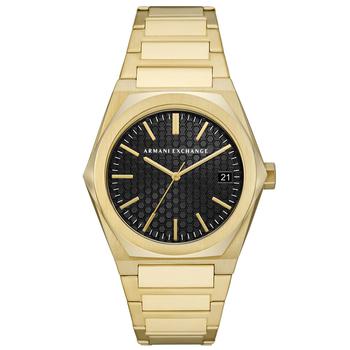 Armani Exchange | Men's Gold-Tone Stainless Steel Bracelet Watch 44mm商品图片,