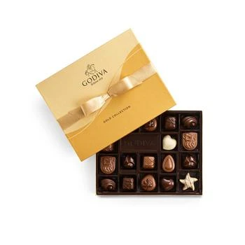 Godiva | Assorted Chocolate Gold Gift Box, 18 Piece (A $36.00 Value),商家Macy's,价格¥268