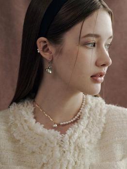 商品ROAJU | Mell Half Pearl Necklace,商家W Concept,价格¥517图片