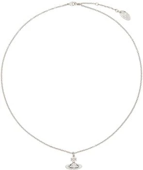 Vivienne Westwood | Silver Simonetta Bas Relief Pendant Necklace,商家Ssense US,价格¥1603