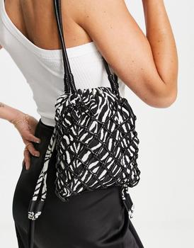 topshop包女包, Topshop | Topshop sofia weave shoulder bag in multi商品图片 