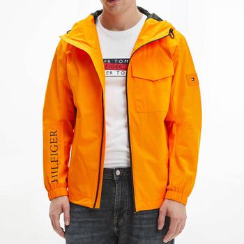 推荐Tommy Hilfiger Men's Tech Hooded Jacket - Orange商品