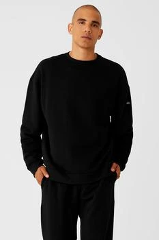 Alo | Chill Crew Neck Pullover - Black,商家Alo yoga,价格¥510