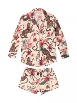 Desmond & Dempsey | Soleia Print Cotton Signature Pajama Set 满$250享8.5折, 满折