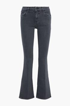 J Brand | Sallie mid-rise boot-cut jeans商品图片,4.4折