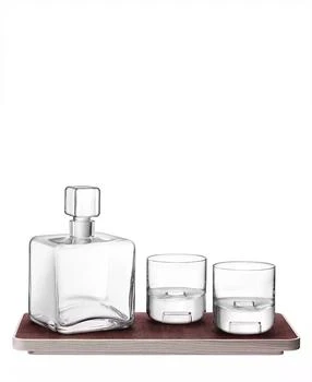 LSA International | Cask Whisky Connoisseur Set with Cork Tray, 34oz,商家Macy's,价格¥1870