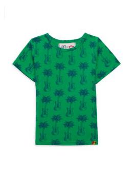 推荐Little Boy’s & Boy’s Guitar Palm Tree Print T-Shirt商品