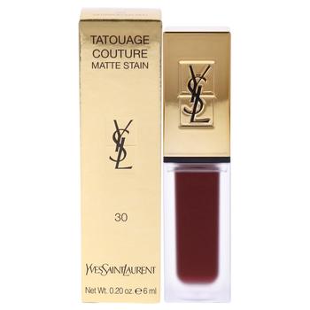 圣罗兰唇釉, Yves Saint Laurent | Tatouage Couture Liquid Matte Lip Stain - 30 Outrageous Red by Yves Saint Laurent for Women - 0.2 oz Lip Gloss商品图片 8.4折