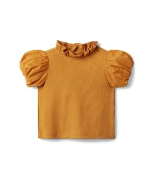 Janie and Jack | Puff Sleeve Top (Toddler/Little Kids/Big Kids) 
