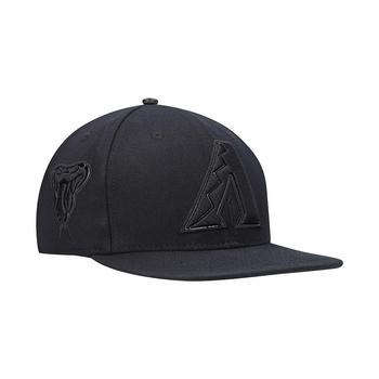 推荐Men's Black Arizona Diamondbacks Triple Black Wool Snapback Hat商品