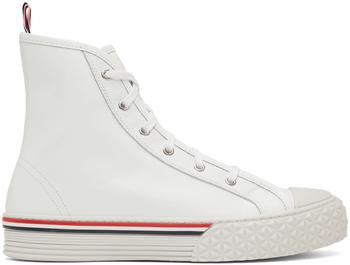 thom browne鞋低帮鞋, Thom Browne | 白色 Collegiate 高帮运动鞋商品图片 