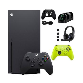 商品Xbox | Series X 1TB Console with Extra Green Controller Accessories Kit,商家Macy's,价格¥5367图片
