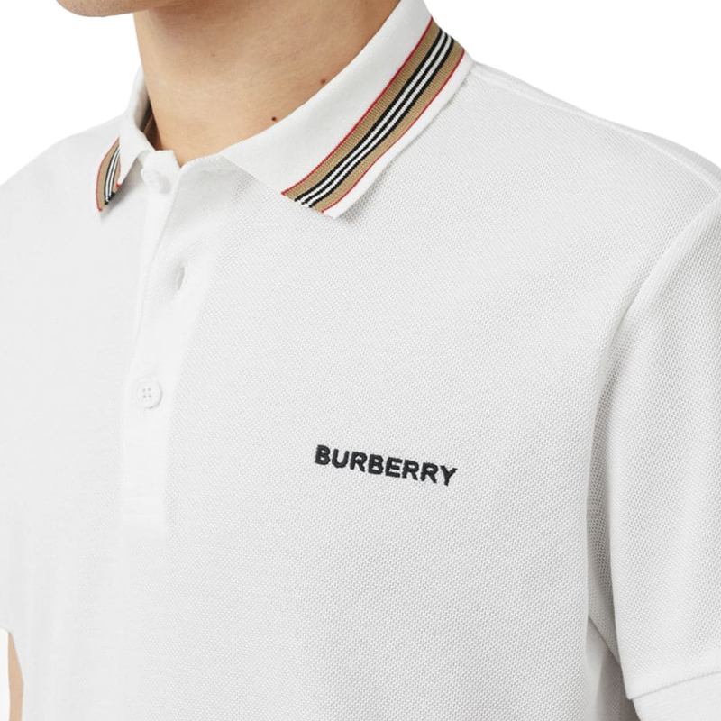 时尚burberry t恤男装, Burberry | Burberry 博柏利 男士白色棉质T恤 8009280商品图片 独家减免邮费