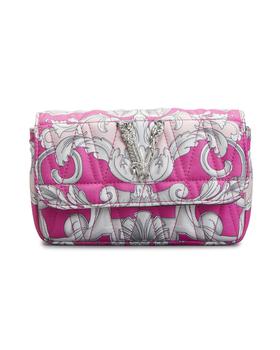 范思哲包水桶包, Versace | Virtus Mini Barocco Silk Shoulder Bag商品图片 