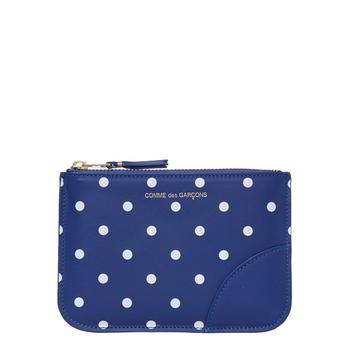 推荐Comme des Garcons Polka Dot Wallet - Navy商品