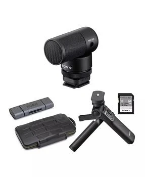 SONY | ECM-G1 Vlogger Shotgun Microphone with Vlogger Accessory Kit Bundle,商家Macy's,价格¥2189