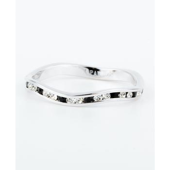 商品Crystal Stackable ring in Sterling Silver图片