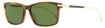 Longines | Longines Men's Rectangular Sunglasses LG0023 52N Havana/Gold 58mm 3.2折